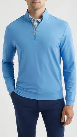 Johnnie-O Motion Performance Quarter Zip Pullover in Sailor at Nordstrom, Size Xx-Large