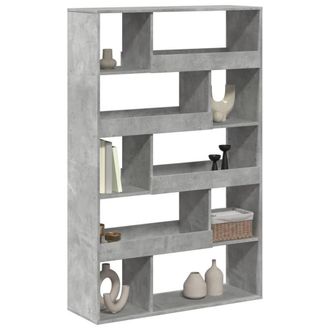 Berkfield Home Classic Bookcase Concrete Grey 100x33x156.5 cm Engineered Wood