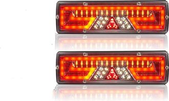 OEM Luces Traseras De 2 Piezas De 12v/24v Para Remolque, Cami&oacute;n, Luces Traseras De Coche, Luz Trasera De Cami&oacute;n, Luz De Freno Trasera, Indicador De Marcha