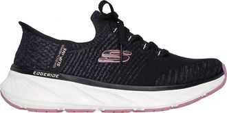 Skechers Womens Edgeride-Impression Shoes In Black/pink