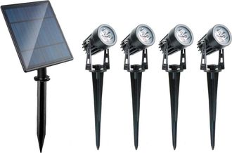 Sulion Pack 4 Pinchos Solar Negro 25cm