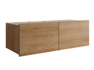 Mirjan24 Mueble Tv Remus I, Roble Dorado, N&uacute;mero De Puertas: 2, N&uacute;mero De Cajones: 0, 100x37x43cm