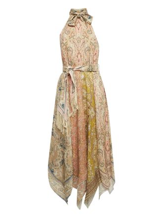 Zimmermann tie-waist dress - Neutrals