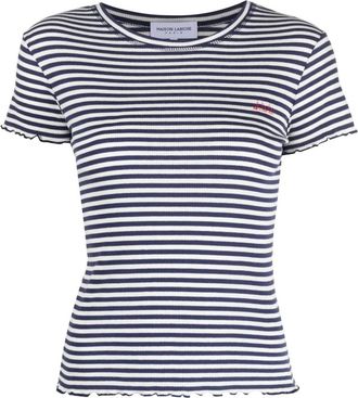 Maison Labiche Striped Organic Cotton T-shirt