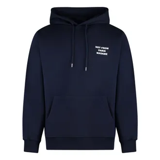 Dr&ocirc;le de Monsieur Hoodies & sweatvesten, Heren, Blauw, XL, Katoen, Le Hoodie Slogan