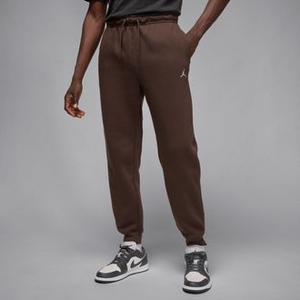 Nike Jordan Mens Jordan Brooklyn Fleece Pants in Brown | FV7277-237