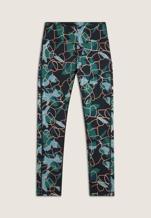 Freddy Leggings FREDDY Leggings SF5SHF404, Damen, Gr. XL, EURO, bunt (allover flower gr&uuml;n, bronze), Obermaterial: 87% Polyester PES. 13% Elasthan EL., Hosen 