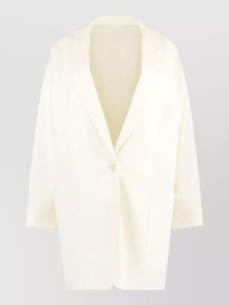 Max Mara virgin wool single breasted coat