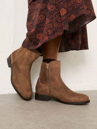 Fat Face FatFace August Tan Brown Ankle Boots