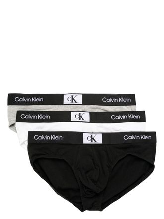 Calvin Klein Underwear Set di 3 boxer con banda logo - Multicolore