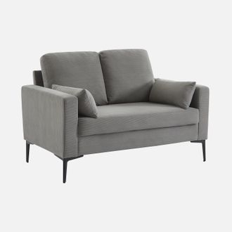 Sweeek Sof&aacute; De Pana Con Patas De Metal, 2 Plazas
