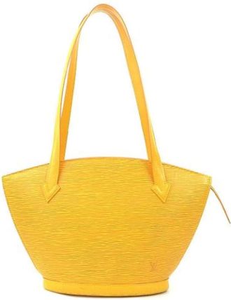 Louis Vuitton Pre-owned Shoulder Bags, female, Yellow, Size: ONE SIZE Pre-owned Leather louis-vuitton-bags