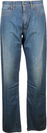 Maison Margiela Blue Cotton Comfort Jeans