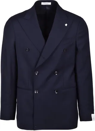 Alberto La Torre Double-Breasted Jacket Virgin Wool
