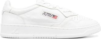Autry Medalist Low - Dames - Sneakers - Wit - 37 EU - Katoen - Schoenen