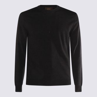 Zanone Black Wool Knitwear