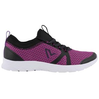 Vionic Brisk Alma Textile Synthetic Womens Lace Up Trainers - Black Pink - Size:UK 6.5