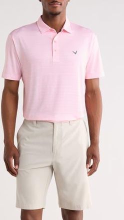 Callaway Gradient Chevron Short Sleeve Polo in Dianthus at Nordstrom Rack, Size Xx-Large
