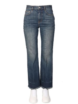 Stella McCartney Cotton-Elastane Denim Jeans - Blue