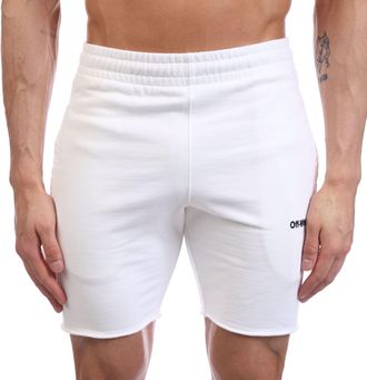 Off-white Off White Heren Voor Alle Sweat Shorts (Wit/zwart)