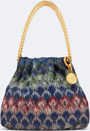 Missoni Mini lam&eacute; top-handle bag