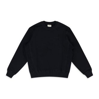 Aim&eacute; Leon Dore Black Tonal Logo Crewneck Sweatshirt