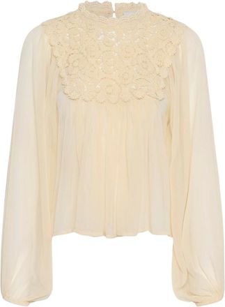 Saint Tropez Blusa - Blouses & Shirts - Mujer - Beige - XS