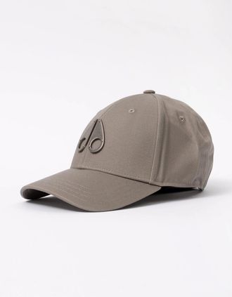 Moose Knuckles Mens Moose Knuckles Front Logo Icon Cap - Ashen 1968 - Grey - Size: ONE size