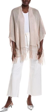 Brunello Cucinelli Linen & Silk-Blend Poncho