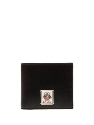 Bally logo-patch wallet - Black