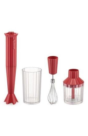 Alessi Pliss&eacute; Hand Blender Set in Red at Nordstrom Rack