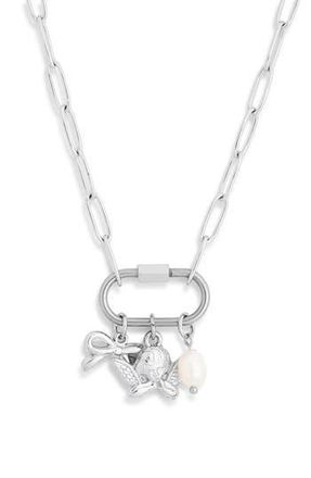 Petit Moments Cutesy Charm Necklace in Silver - Nordstrom Exclusive at Nordstrom Rack