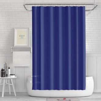 OEM Cortina De Ducha Impermeable Azul Oscuro 180x180 Cm - Resistente Al Moho Y De Secado R&aacute;pido