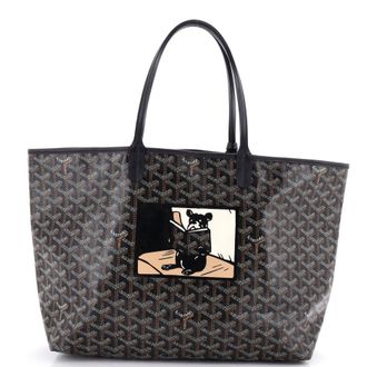 Goyard Saint Louis Tote Printed Coated Canvas PM
