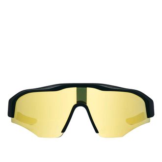 Gucci Accessoires, Heren, Zwart, ONE Size, Futuristische maskerzonnebril UV-bescherming