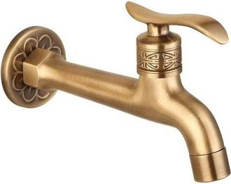 OEM Grifo De Lat&oacute;n Antiguo Para Lavander&iacute;a, Ba&ntilde;o, Montaje En Pared, Lavadora, Jard&iacute;n Exterior, Manguera &Uacute;nica, Grifo De Agua Fr&iacute;a