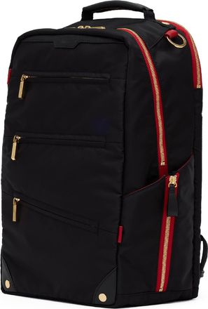 Hammitt Hammitt Eden Backpack Black Nylon Gold Red Zip