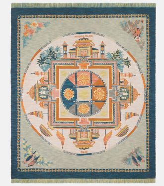 Etro Shanti embroidered cotton throw