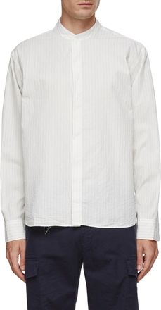 Orlebar Brown Dekker Pinstripe Shirt In White