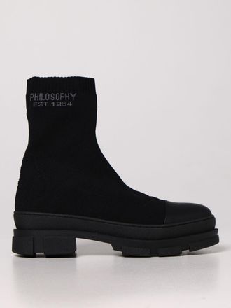 ショートブーツ・ブーティ PHILOSOPHY DI LORENZO SERAFINI NAPPA BOOT (32025774_0555) Philosophy di Lorenzo Serafini Nappa Boots - Black