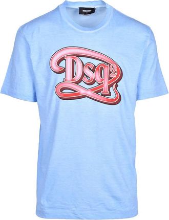 Dsquared2 Mens T-shirt - Light Blue