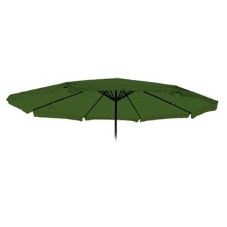 Hhg Funda De Recambio Para Sombrilla Meran Pro, Sombrilla De Mercado Para Hosteler&iacute;a Con Fald&oacute;n &Oslash; 5m, Poli&eacute;ster, Verde