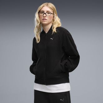 Puma Giacca con zip PUMA Class da donna, Abbigliamento, Nero, XL
