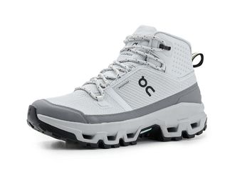 On Cloudrock Mid Waterproof Mens Cross Training Shoes Glacier/Alloy : 10.5 M, Synthetic