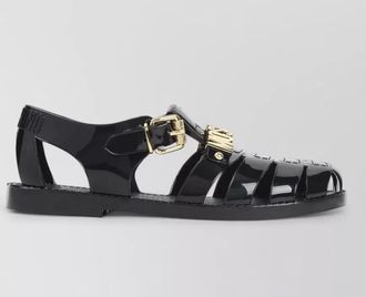 Moschino pvc sandals