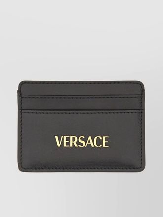 Versace stitched leather purses & cardholders