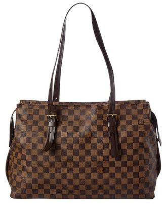 Louis Vuitton Brown Damier Ebene Coated Canvas Chelsea (Authentic Pre-Loved)
