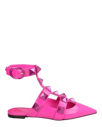 Valentino Roman Stud Pointed Ballet Flats