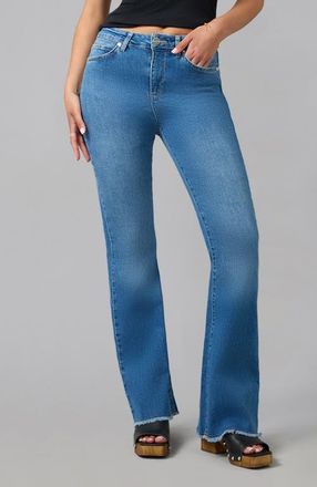 Lola Jeans Alice High Rise Flare Jeans in Morning Day Light at Nordstrom, Size 30
