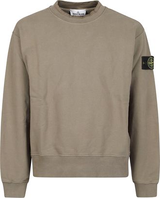 Stone Island Classic Cotton Crewneck Sweatshirt